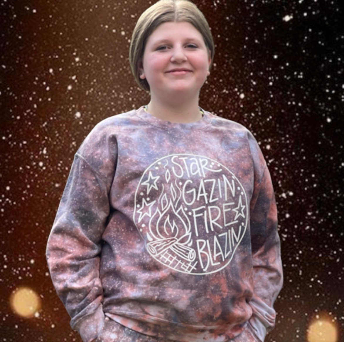 Star Gazin’ Fire Blazin’ Sweatshirt RTS