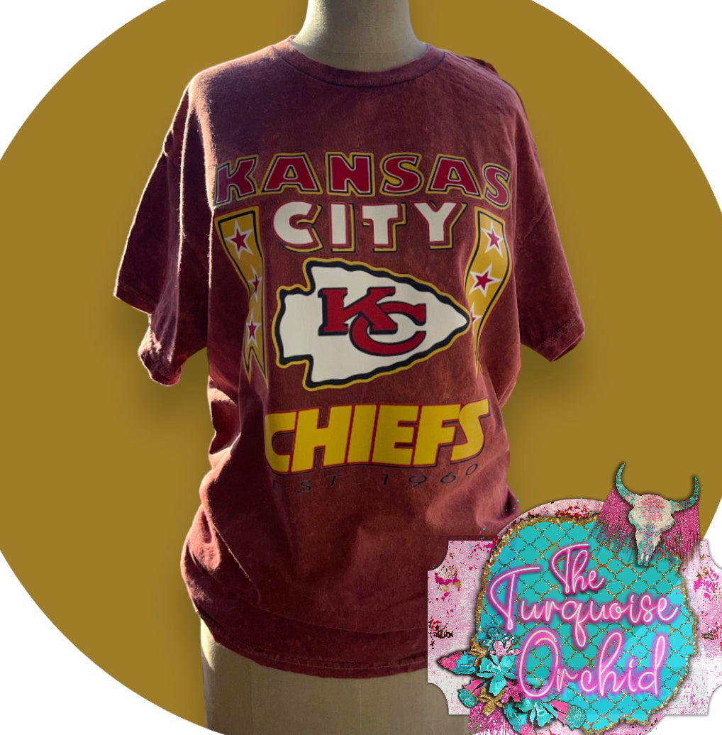 KC Vintage Football Tee