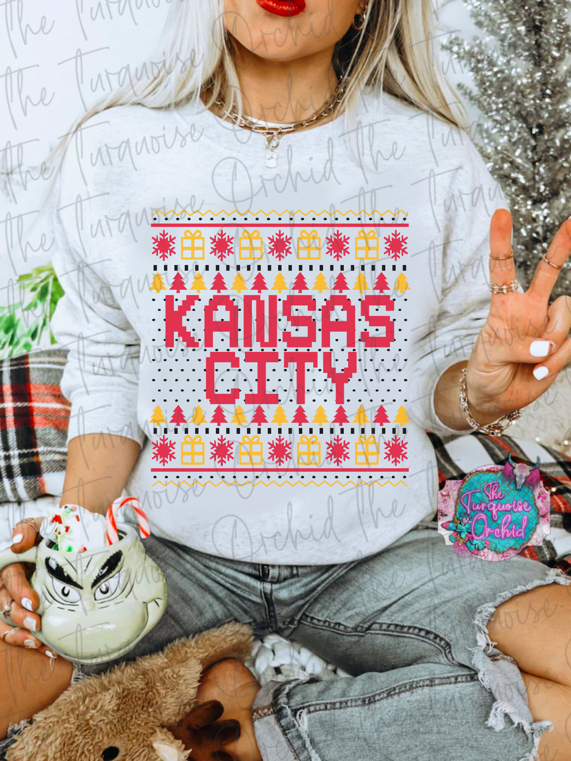 KC Christmas Tee, Sweatshirt, or Hoodie