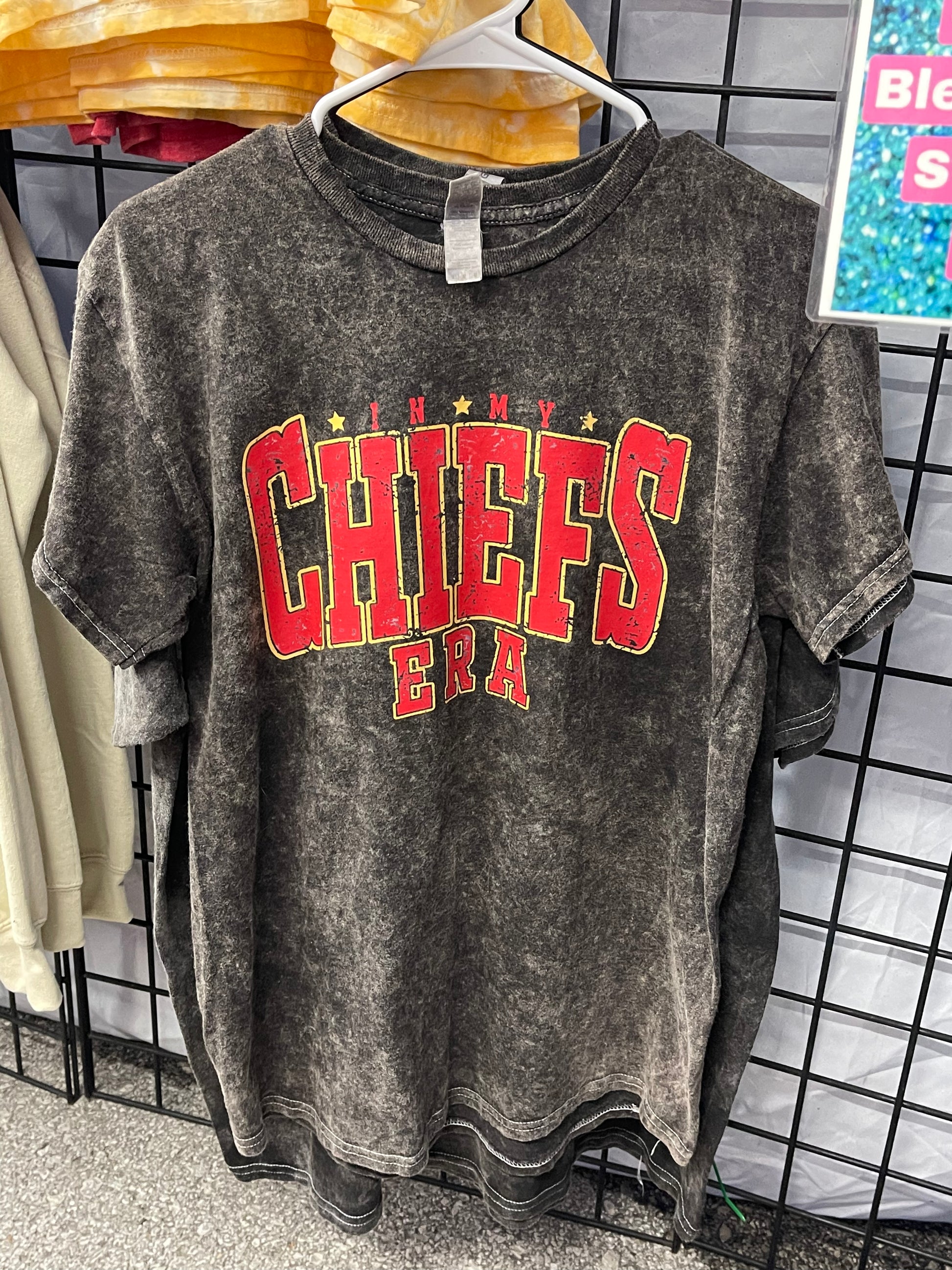 In My Chiefs Era Distressed Tee – The Turquoise Orchid