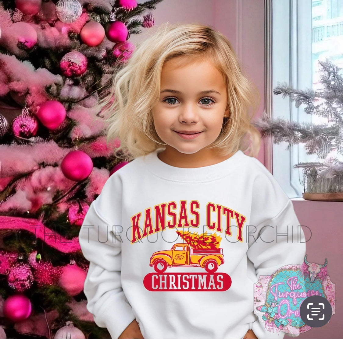 Kids KC Christmas Sweatshirt