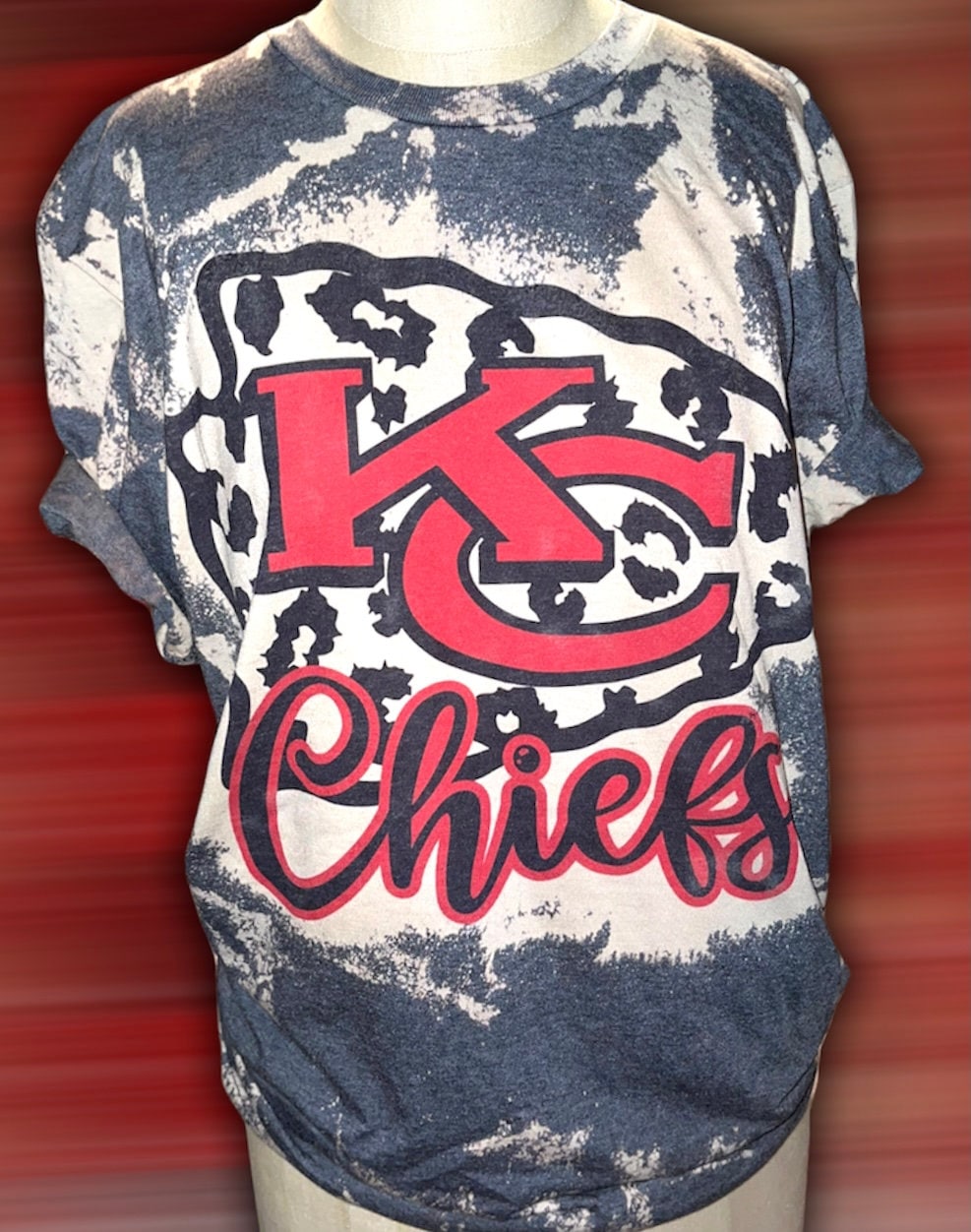 Kc Chiefs Bleached Tee