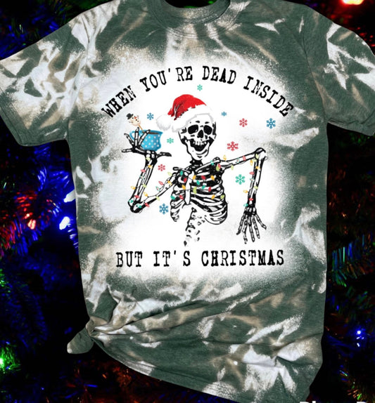 Dead Inside but it’s Christmas T-shirt