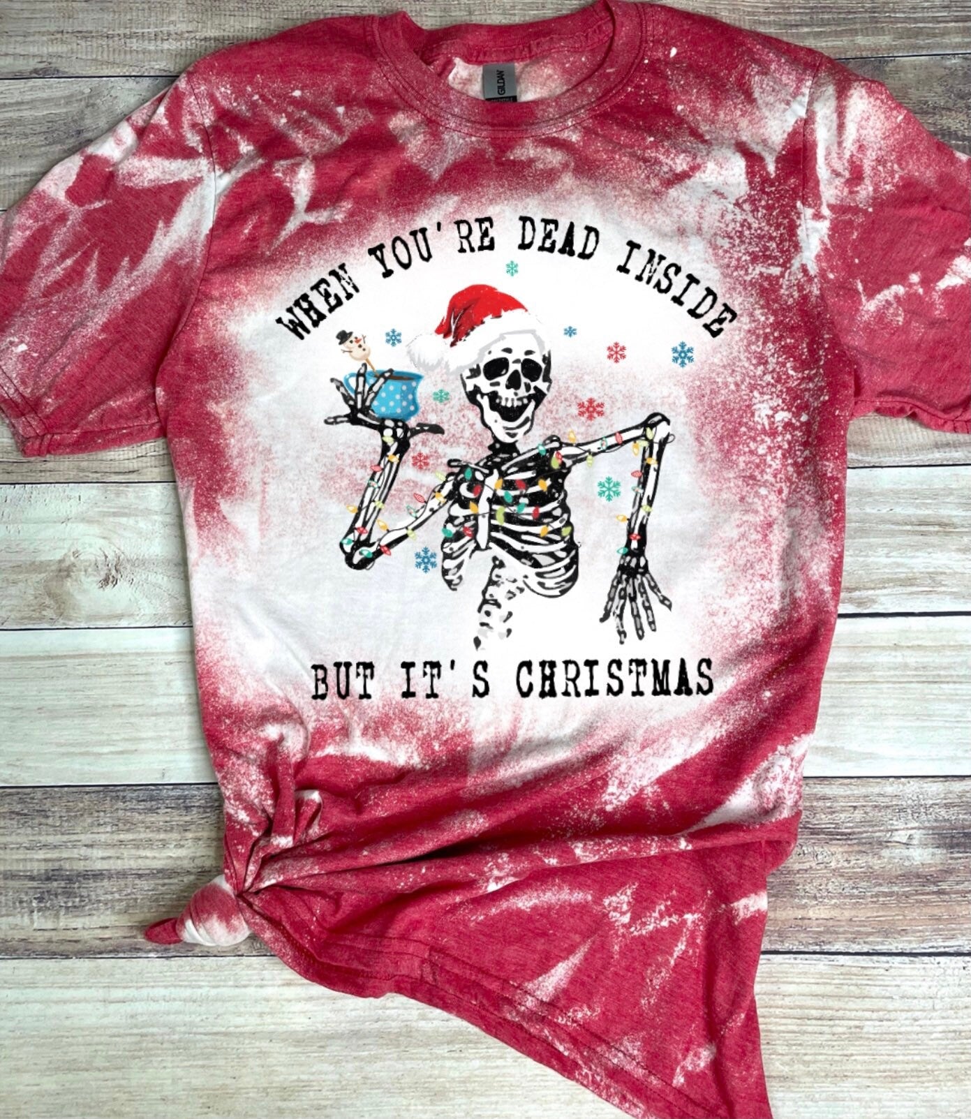 Dead Inside but it’s Christmas T-shirt