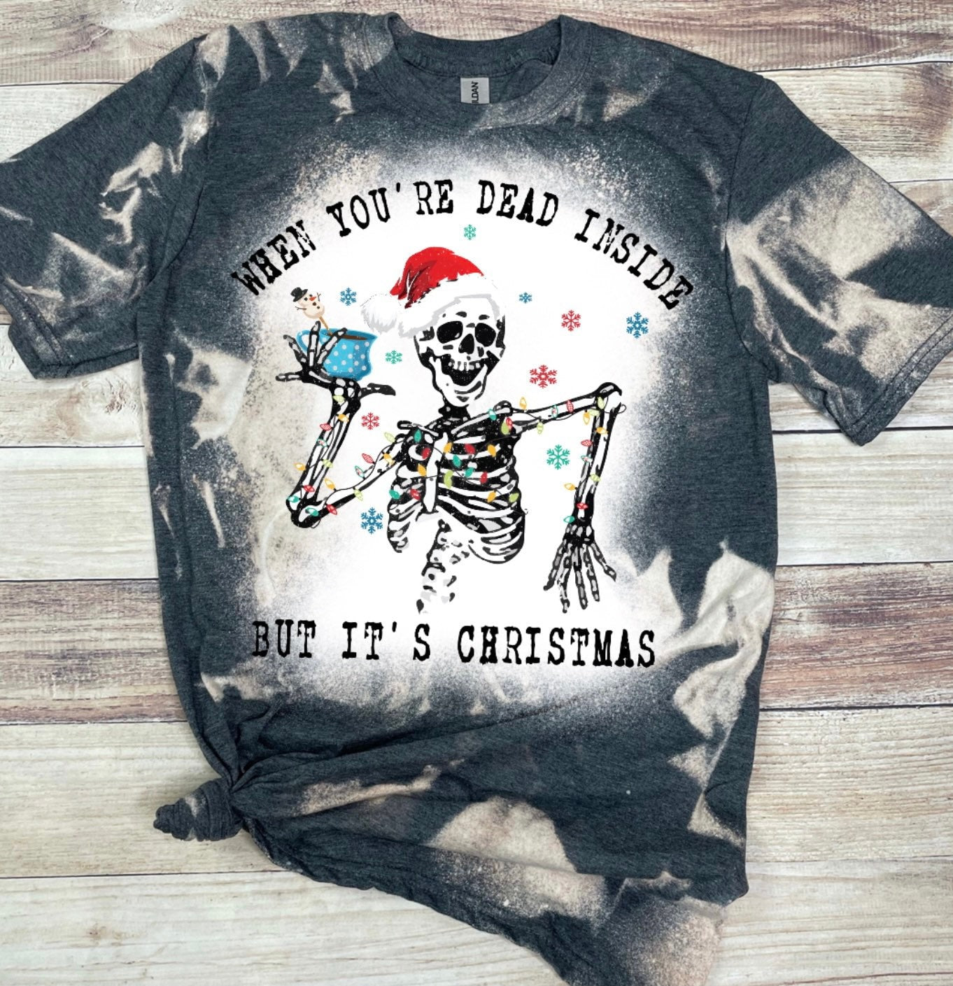 Dead Inside but it’s Christmas T-shirt