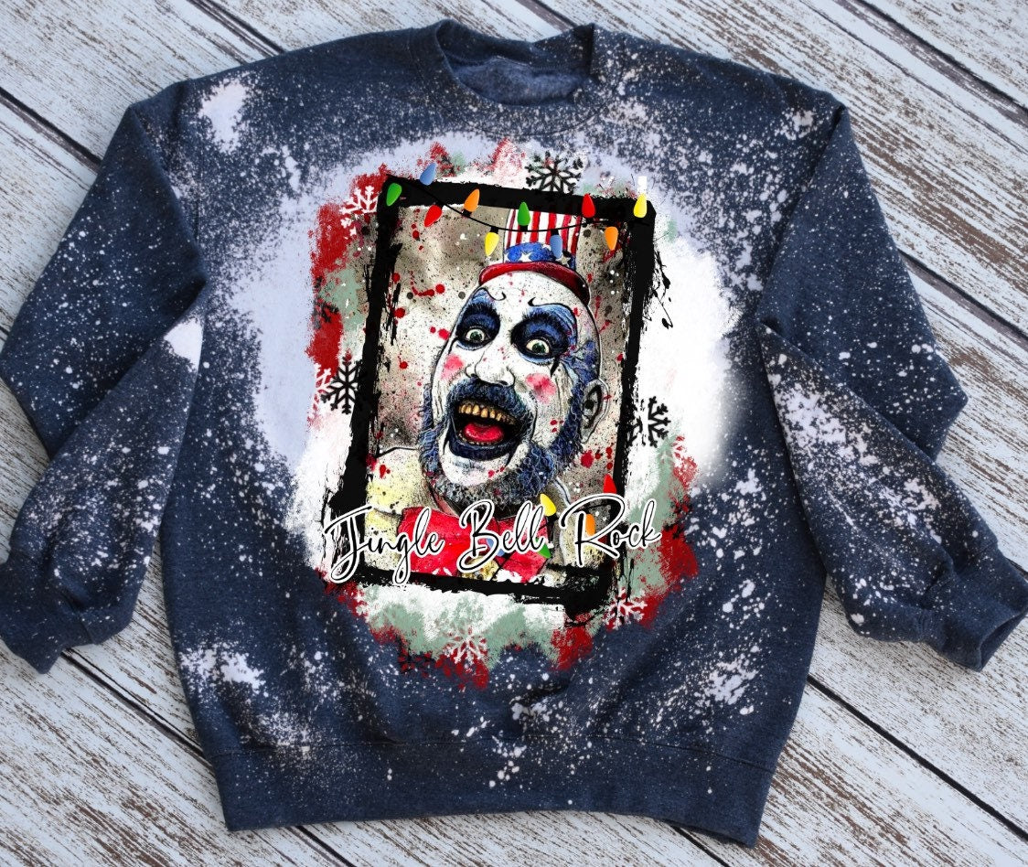 Jingle Bell Rock Bleached Sweatshirt