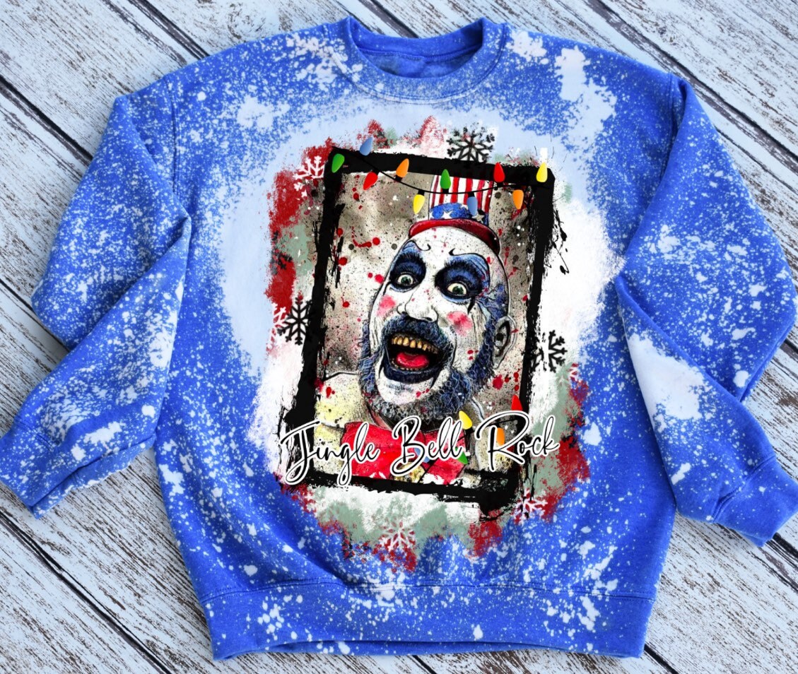 Jingle Bell Rock Bleached Sweatshirt