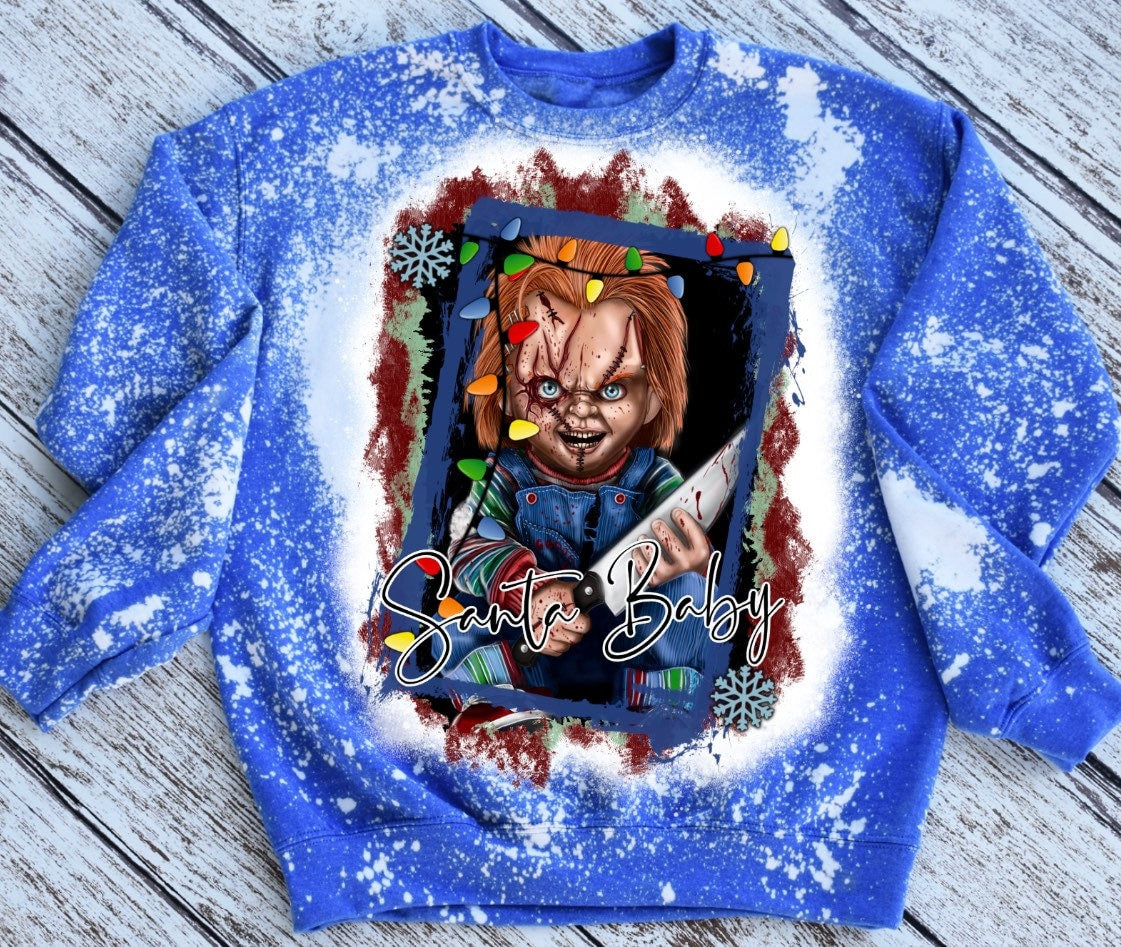 Chucky Bleached Christmas Sweatshirt