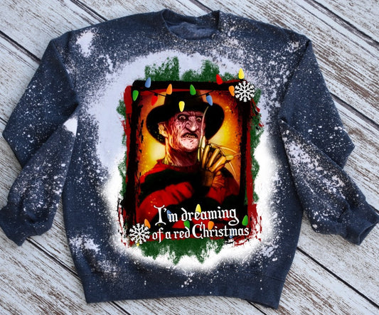 Freddy Bleached Christmas Sweatshirt