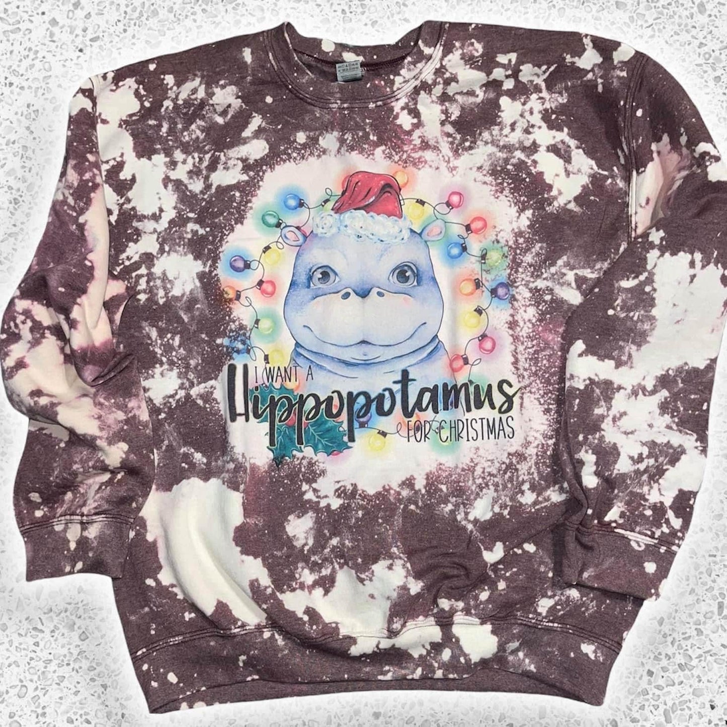 Hippopotamus for Christmas Sweatshirt