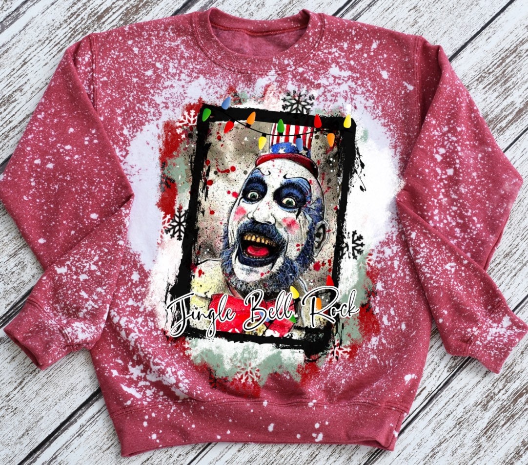 Jingle Bell Rock Bleached Sweatshirt