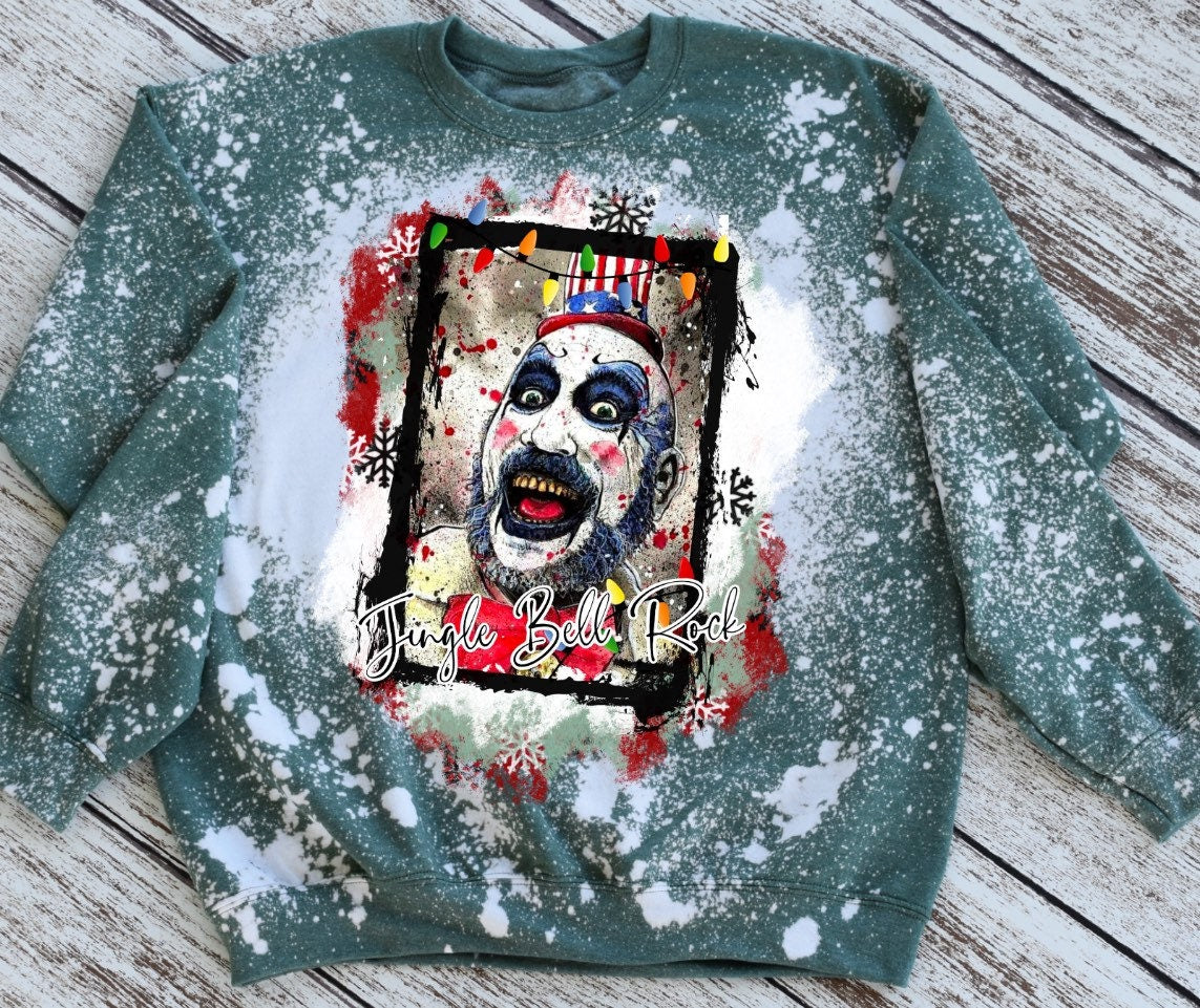 Jingle Bell Rock Bleached Sweatshirt