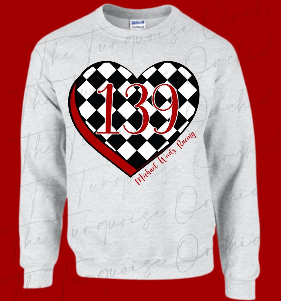 Custom racing sweatshirt