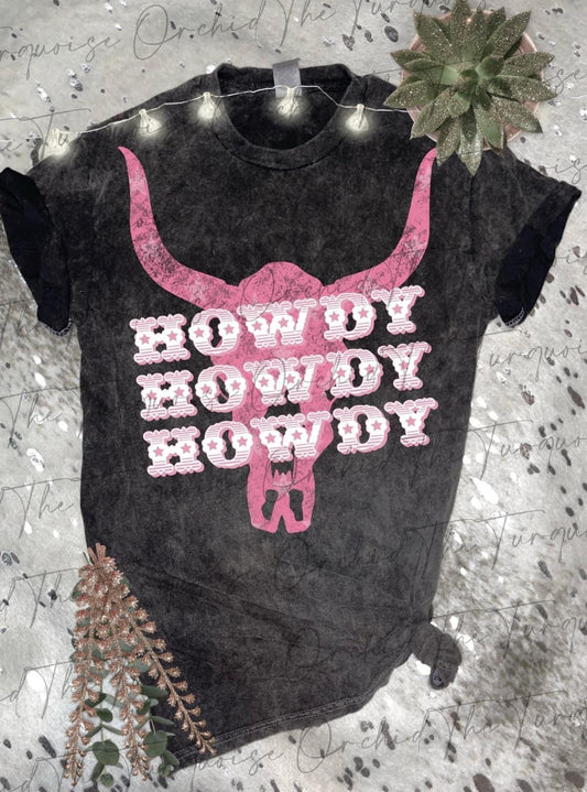 Howdy Mineral Wash Tee