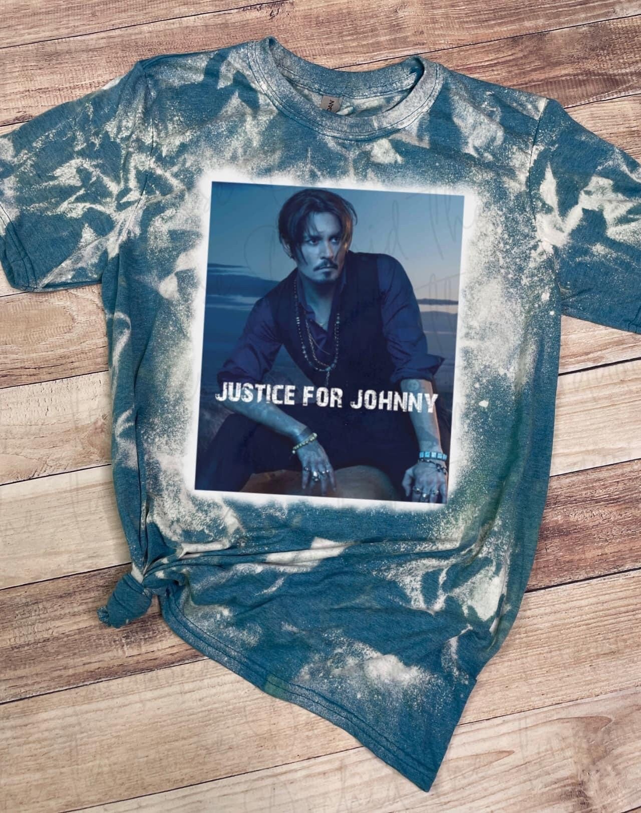 Justice for Johnny Bleached Tee