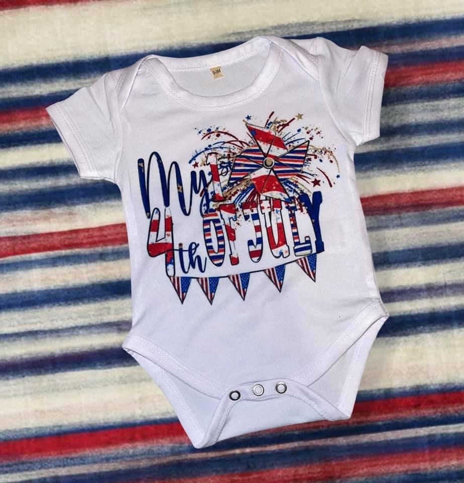 My First 4th of July Onesie