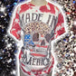 Made in America 4th of July Bleached Tee