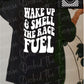 Back and pocket designs-Wake up and smell the race fuel
