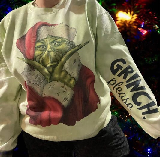 Tie Dye Grinch Sweatshirt