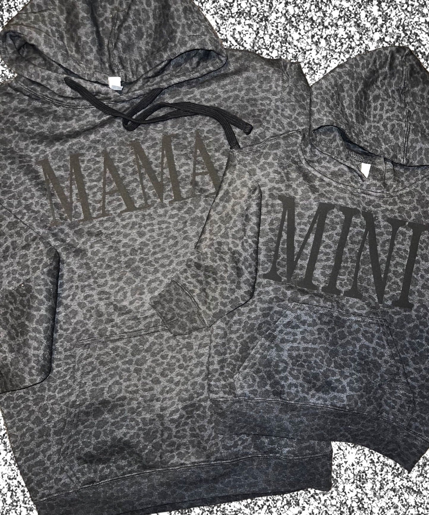 Mama & Mini Matching Hoodies-puff print-ships NEXT DAY