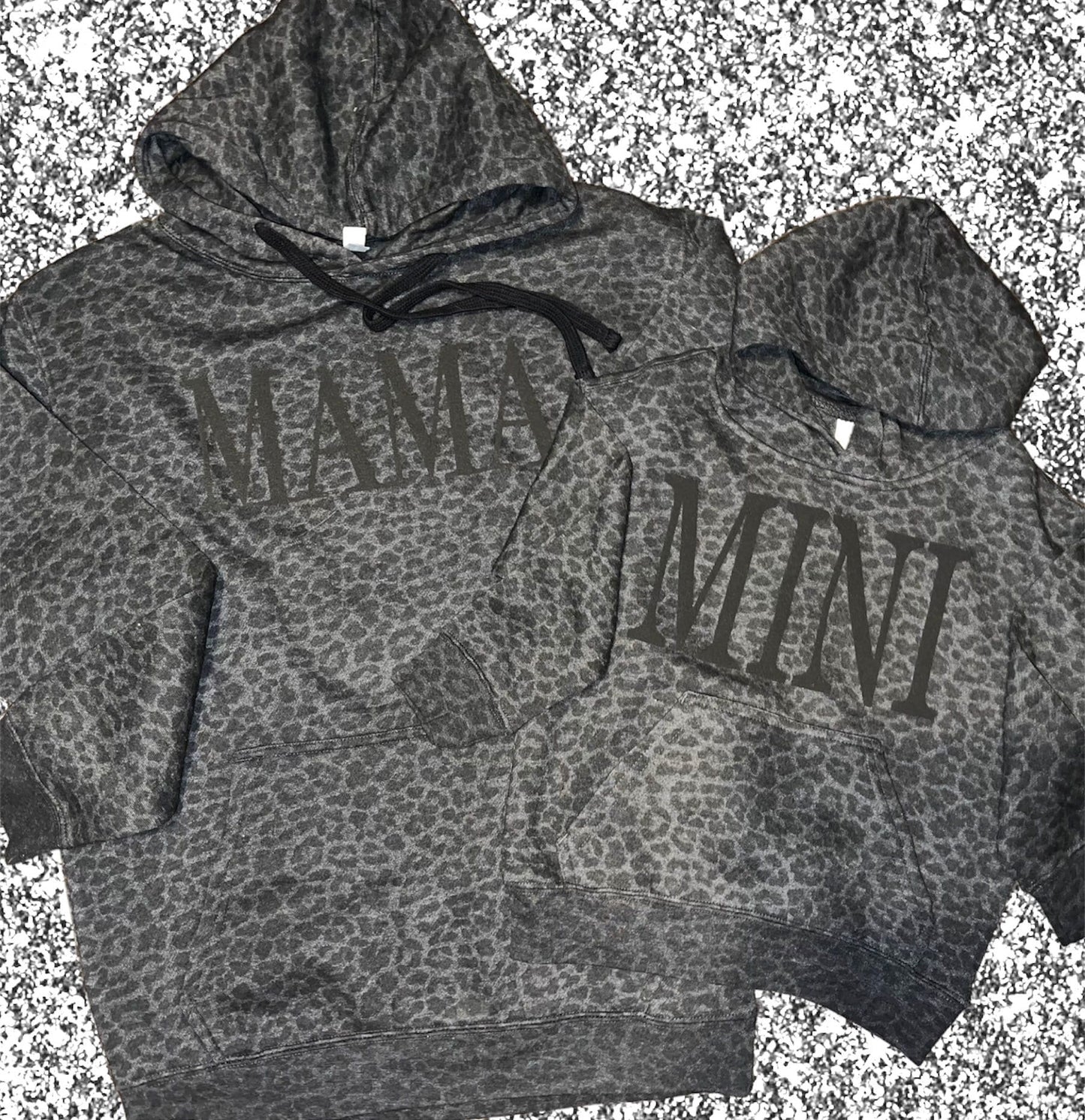 Mama & Mini Matching Hoodies-puff print-ships NEXT DAY